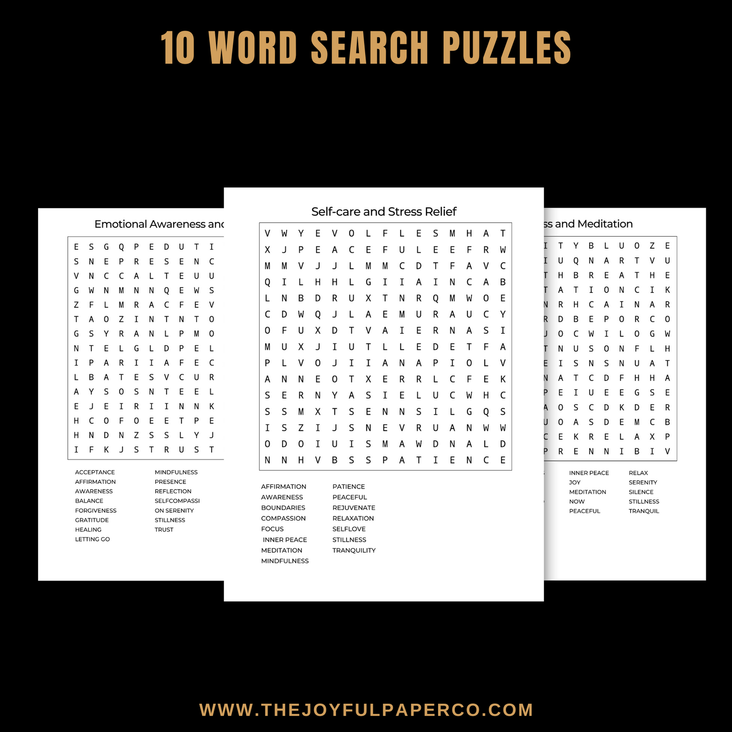 Hopping Into Spring PLR Word Search Puzzles – 10 customizable Spring & Easter puzzles for digital and physical product creators.